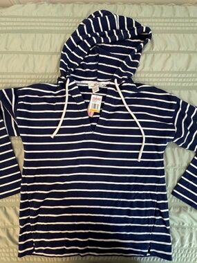 Vineyard Vines Women’s Striped Hoodie Small NWT